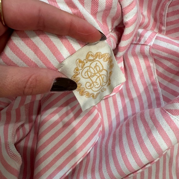 TBBC The Beaufort Bonnet Company Women’s Pajama Set Shorts and Button Down Pink - Picture 8 of 8